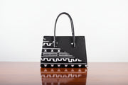 Black tribal tote