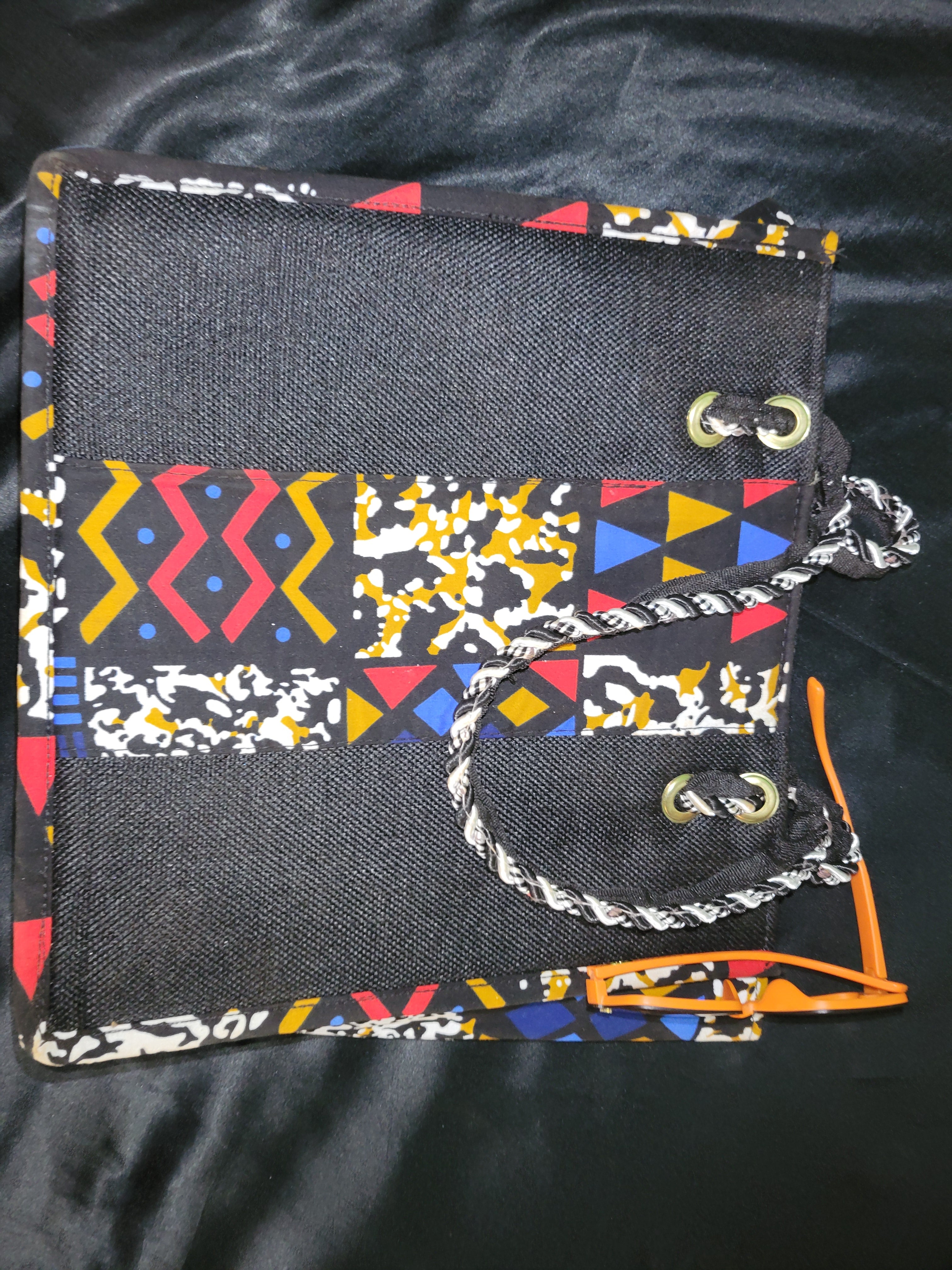 Black ankara Tote