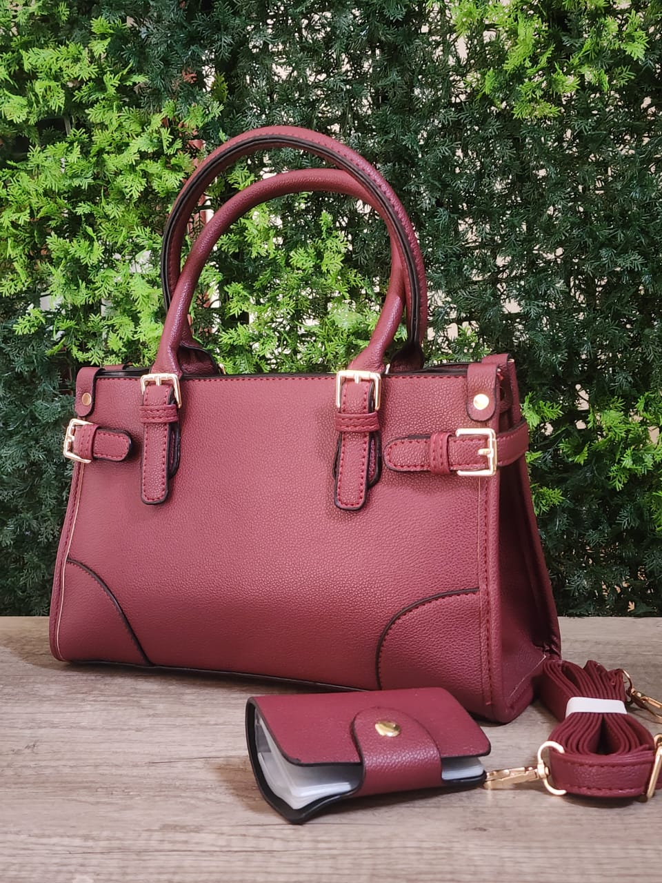 Maroon office bag